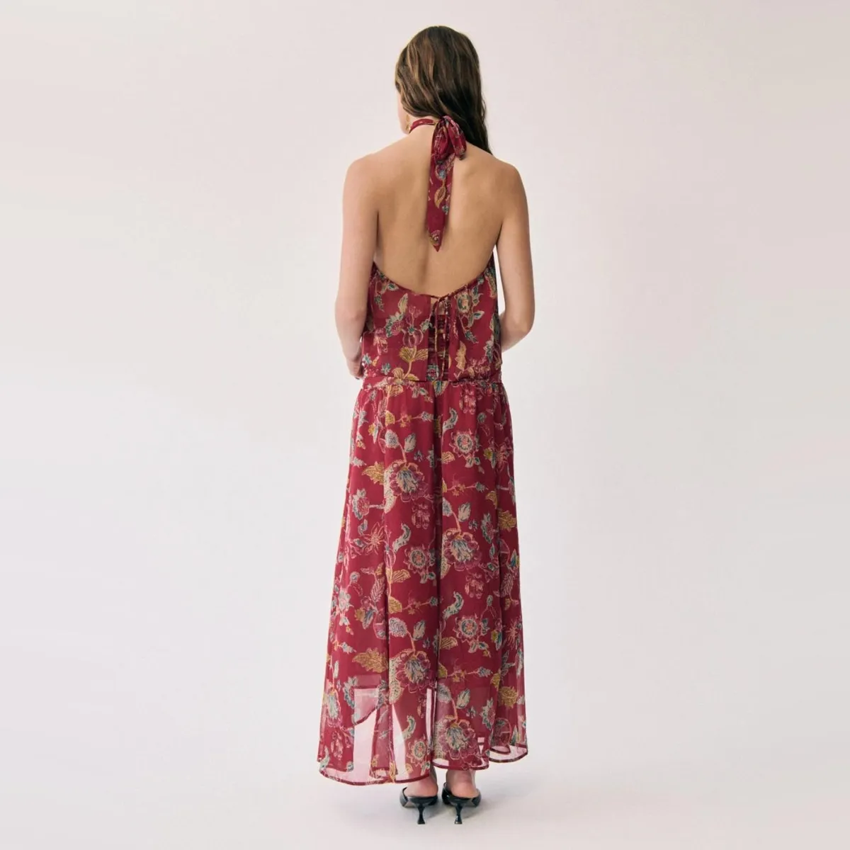 BROWNIE - Top Chocker Estampado Mujer Brownie