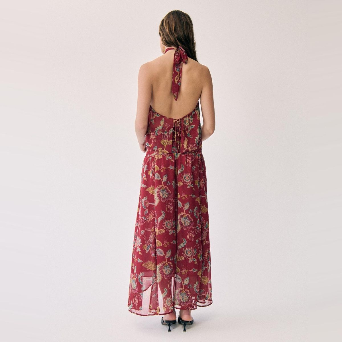 BROWNIE - Falda Larga Estampada Mujer Brownie