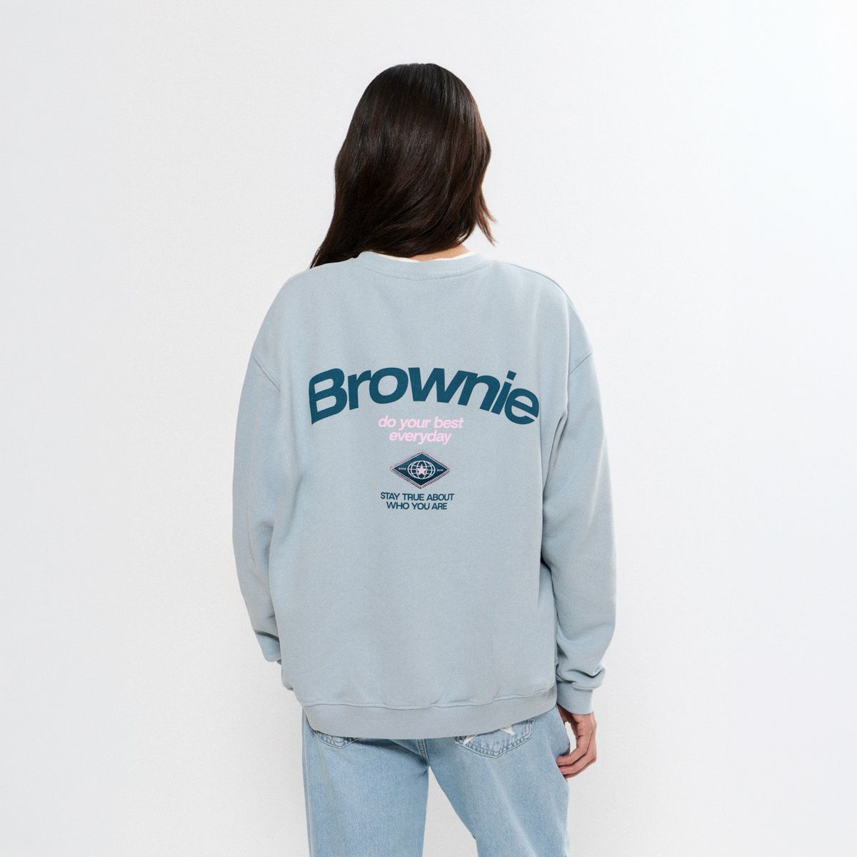 BROWNIE - Polerón Estampado Mujer Brownie