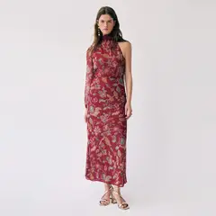 BROWNIE - Vestido Largo Estampado Mujer