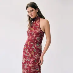 BROWNIE - Vestido Largo Estampado Mujer