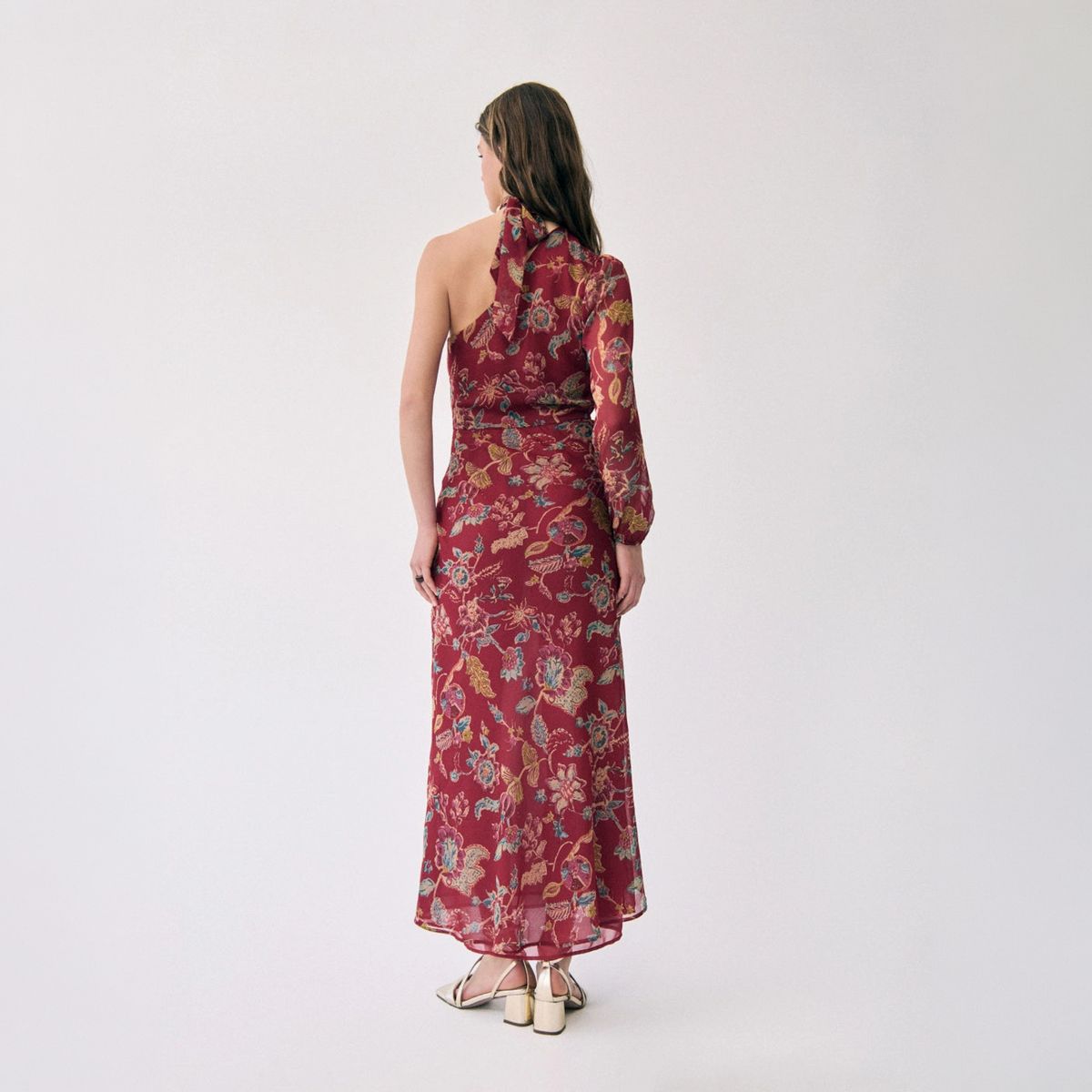 BROWNIE - Vestido Largo Estampado Mujer Brownie