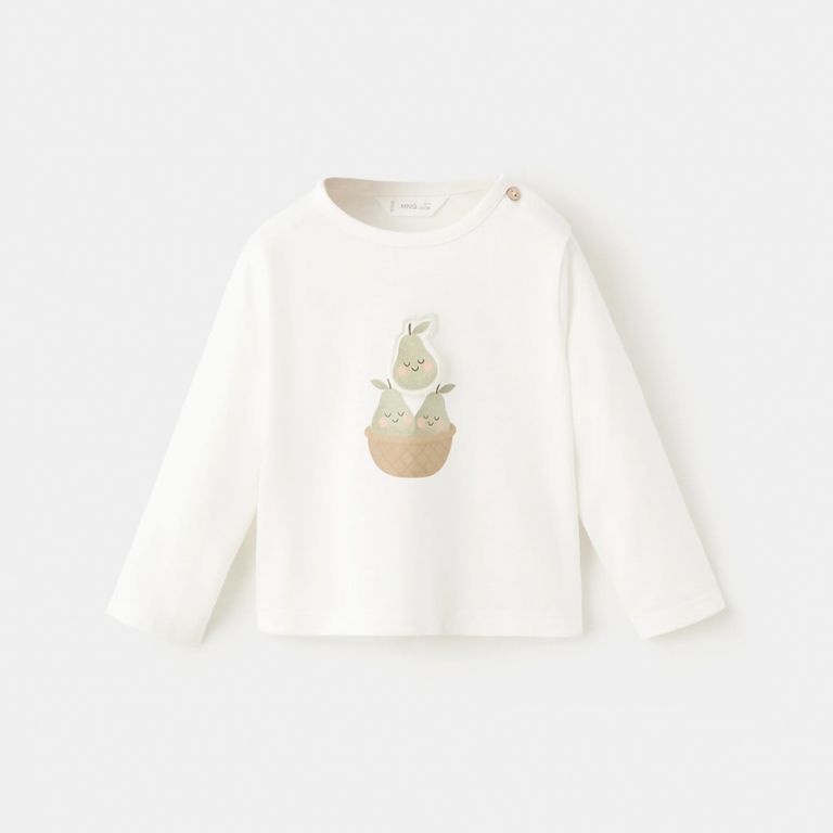 Polera De Algodón Estampada Niña