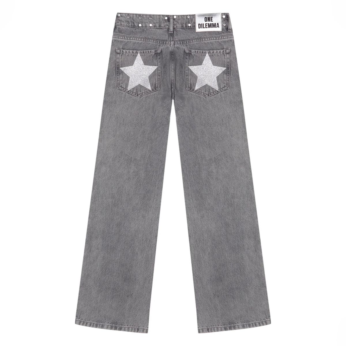 ONE DILEMMA - Jeans Shiny Stars Negros Tiro Bajo One Dilemma
