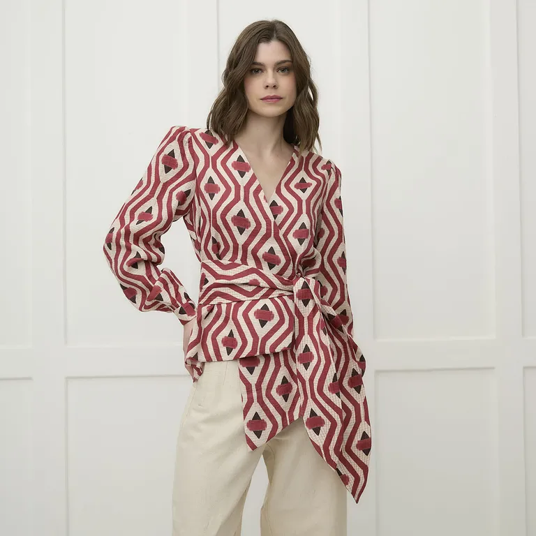 Blusa Estampada  Mujer