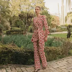 CHERUBINA - Pantalón Estampado Mujer