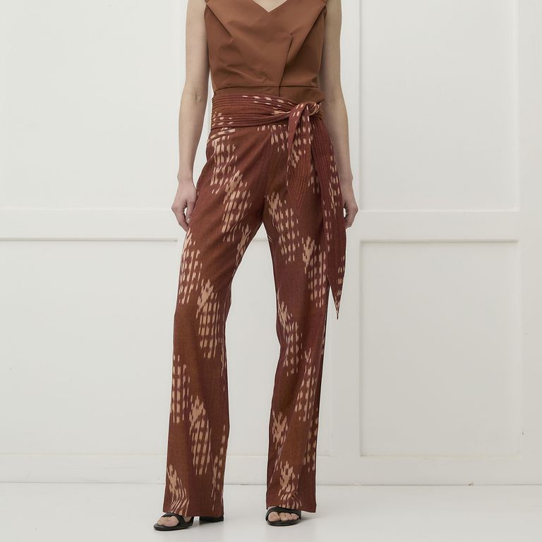 Pantalón Estampado 100% Algodón Mujer