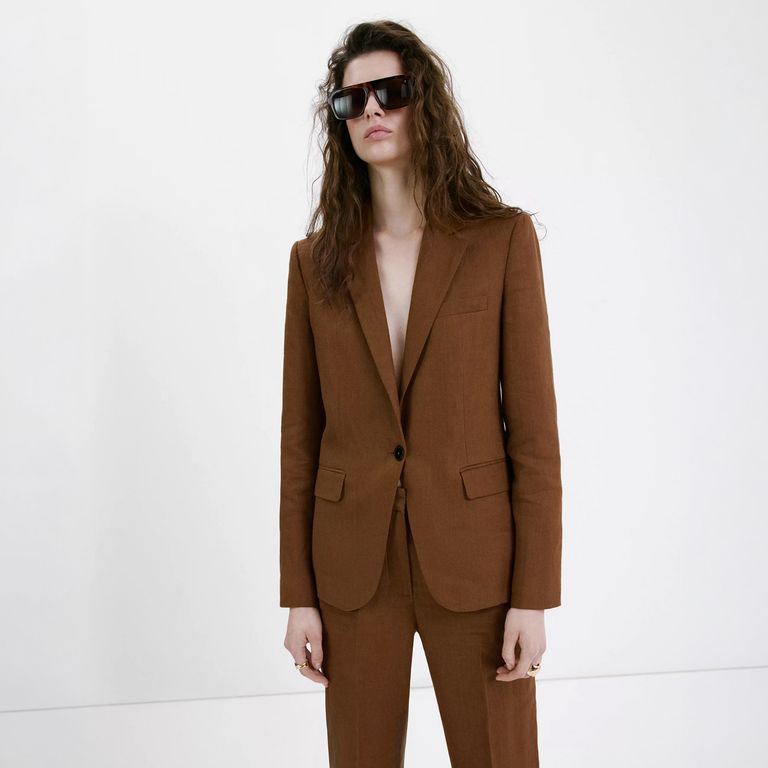 Pantalón Traje Lino Mujer