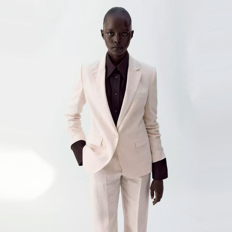 Blazer Traje Lino Mujer
