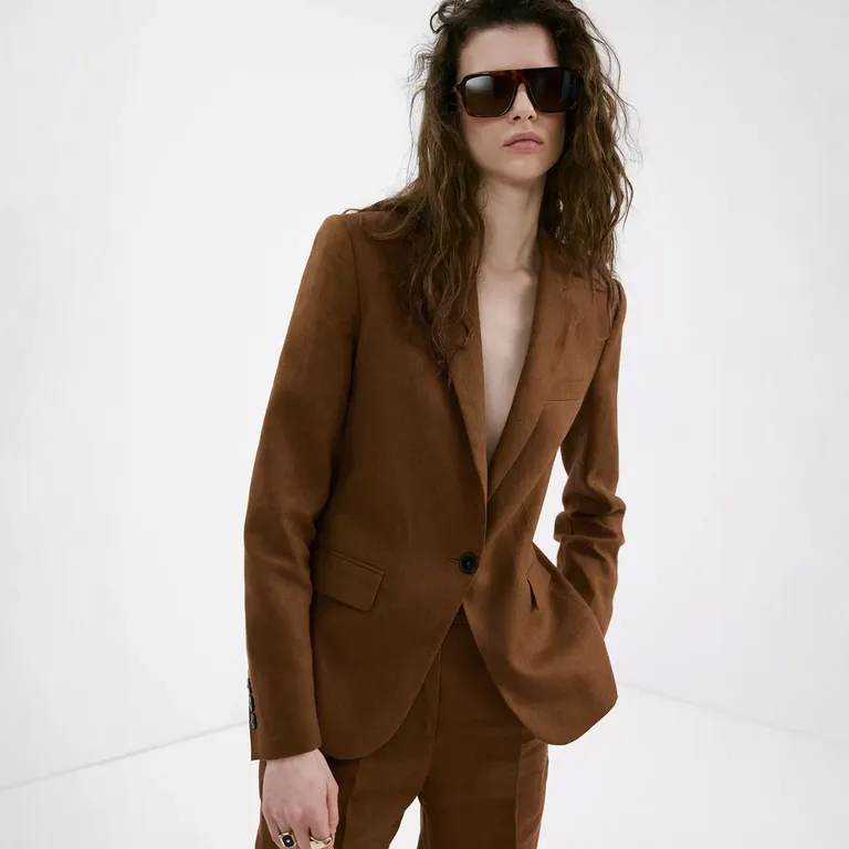 Blazer Traje Lino Mujer