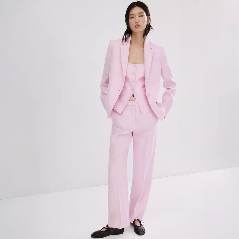 Blazer Traje Lino Mujer