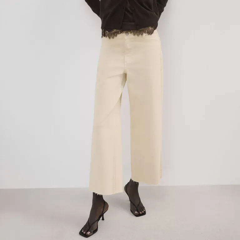 Jeans Catherin Culotte Tiro Alto Mujer