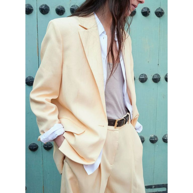 Blazer Traje Lino Mujer