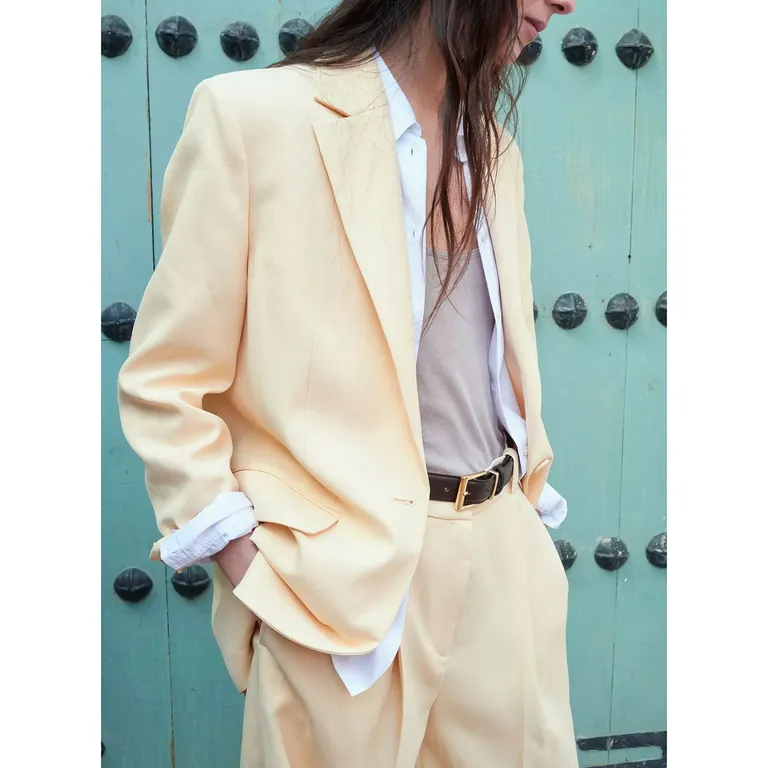 Blazer Traje Lino Mujer