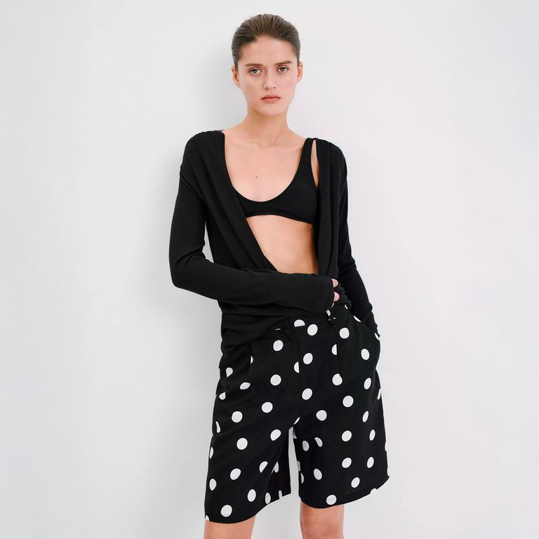 Shorts Lyocell Lunares Mujer