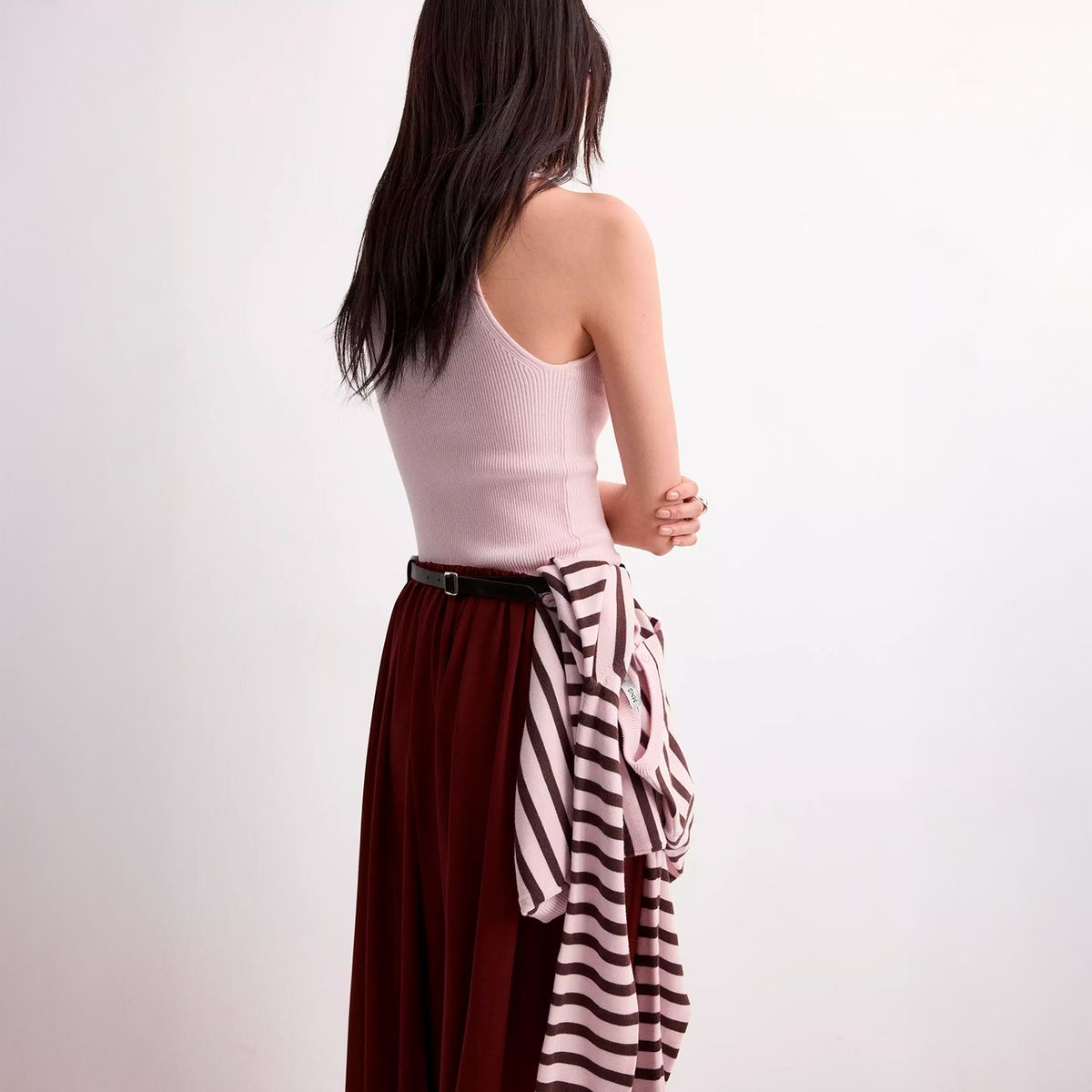 MANGO - Polera Punto Fino Entallado Mujer Mango