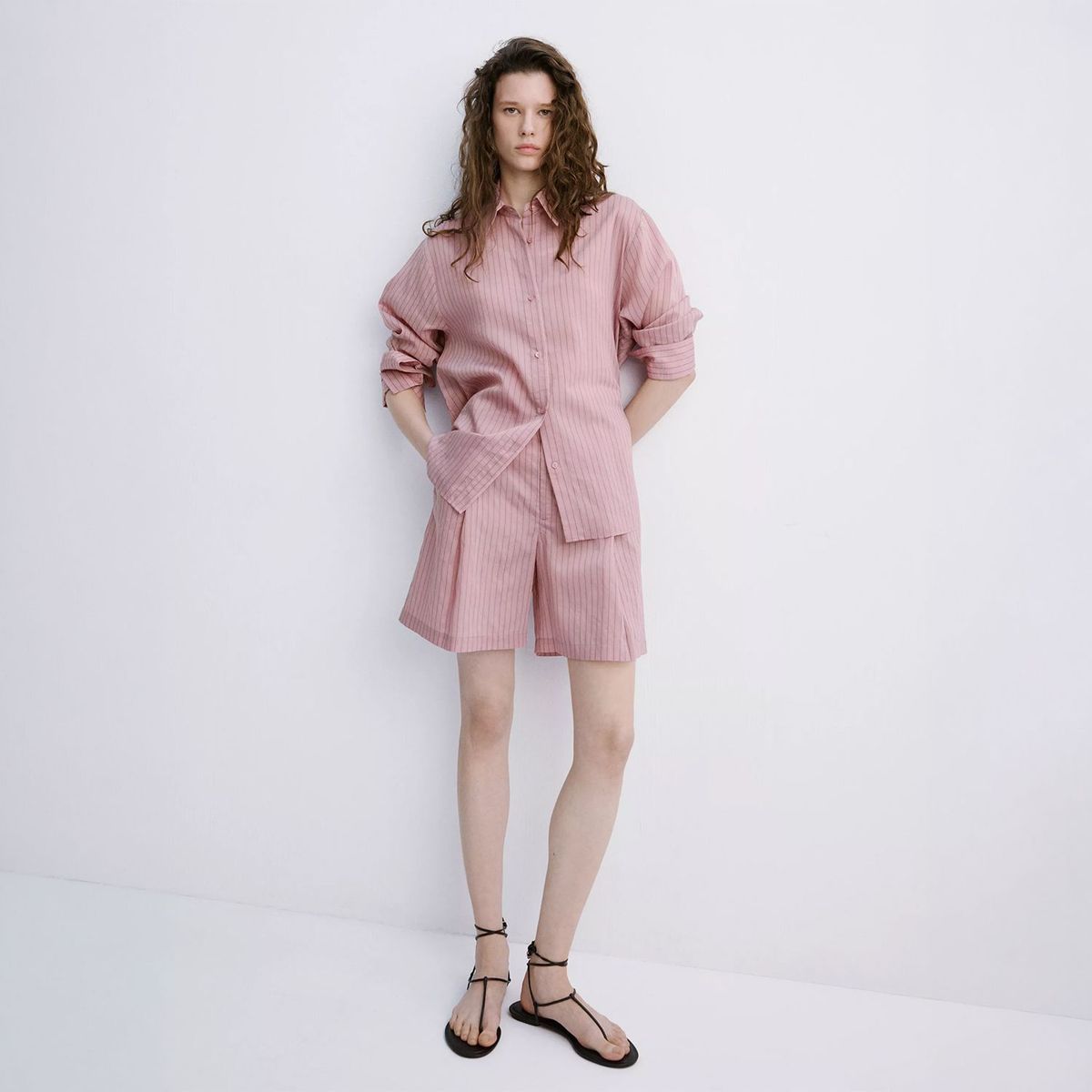 MANGO - Blusa Rayas Lyocell Mujer Mango