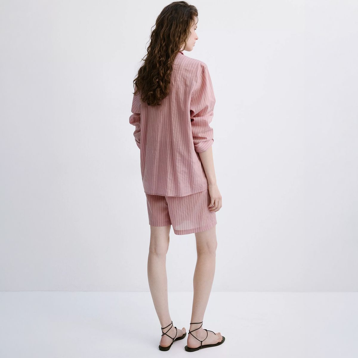 MANGO - Blusa Rayas Lyocell Mujer Mango