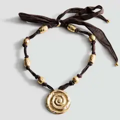 MANGO - Collar Colgante Espiral Mujer