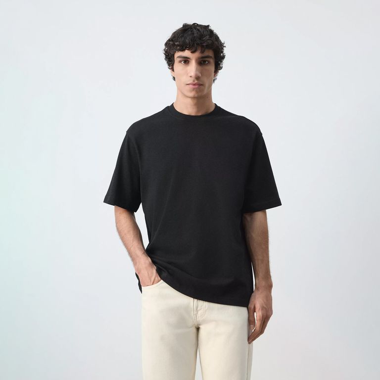 Polera Heavy Weight Relaxed Fit Hombre