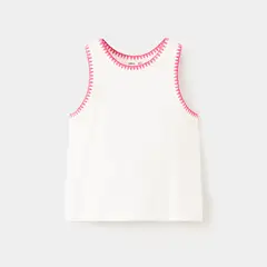 MANGO KIDS - Top Tirantes Detalles Bordados Niña