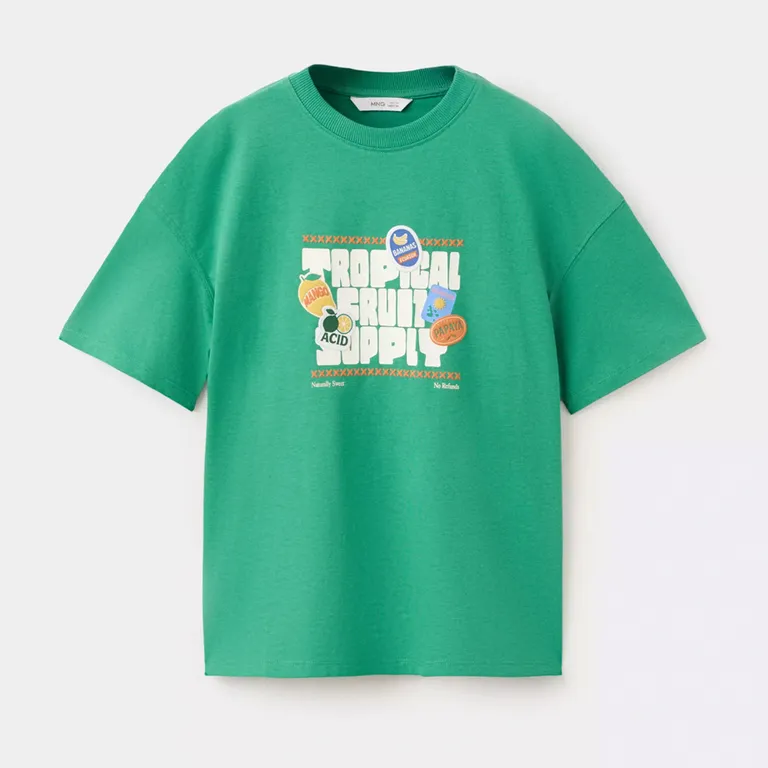 Polera Algodón Estampada Niño