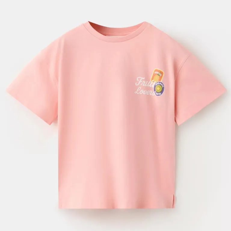 Polera Estampado Frutas Niña
