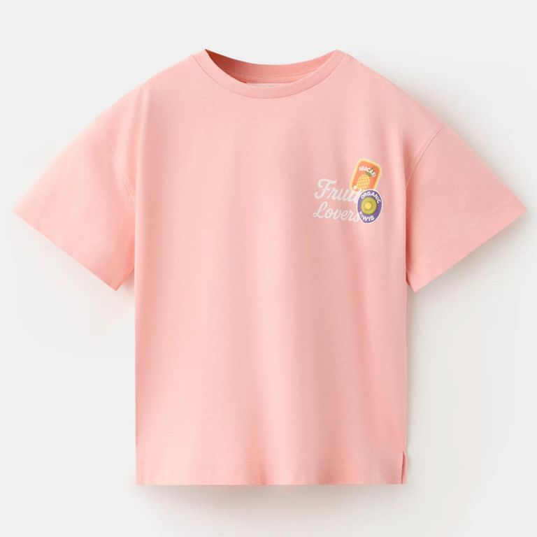 Polera Estampado Frutas Niña