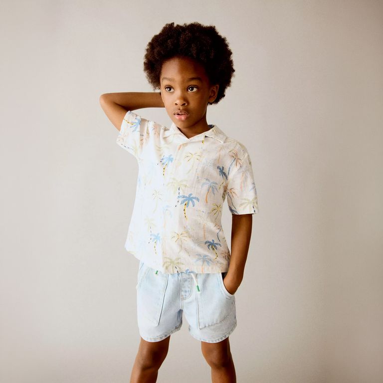 Bermudas Vaqueras Cordón Bebé Niño