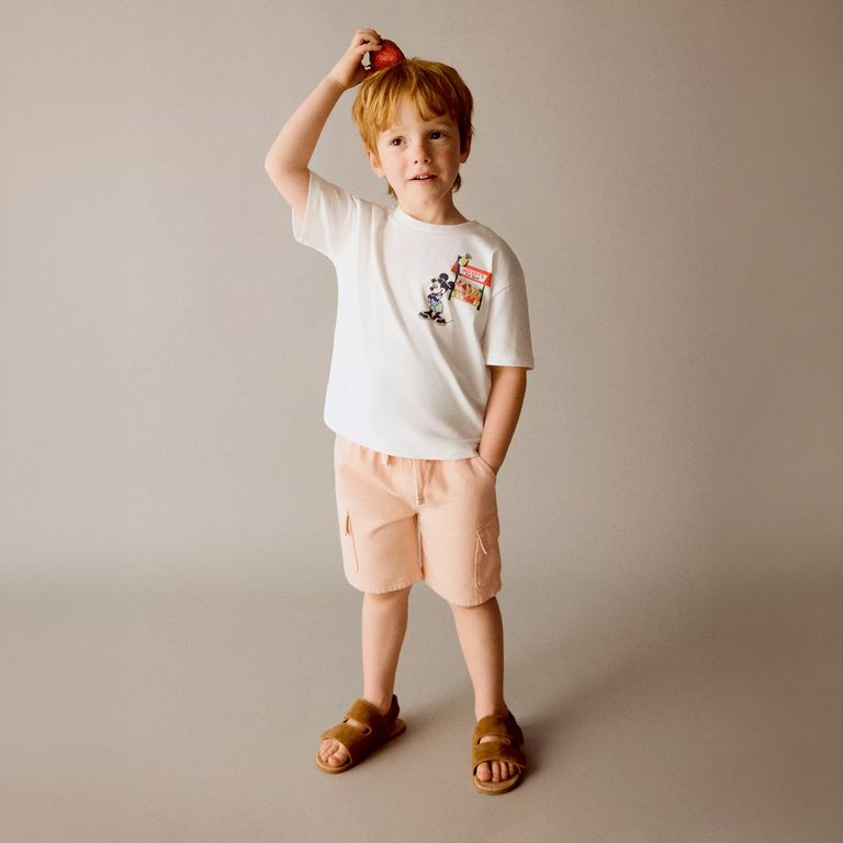 Polera Mickey Mouse Algodón Bebé Niño