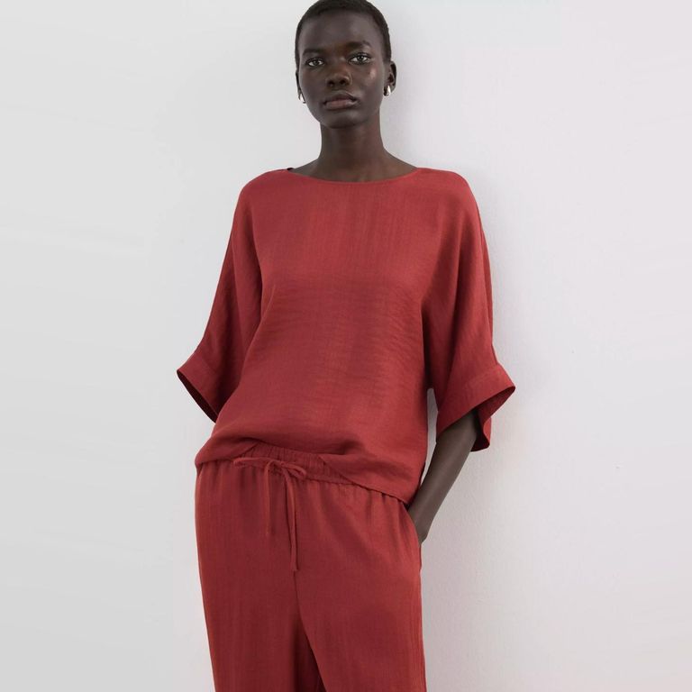Blusa Manga Tres Cuartos Mujer