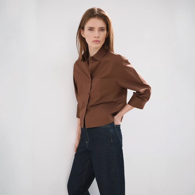 Blusa Algodón Rayas Mujer