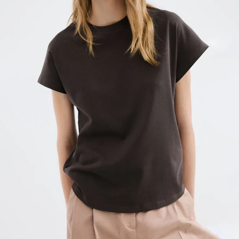 Polera Algodón Manga Corta Mujer