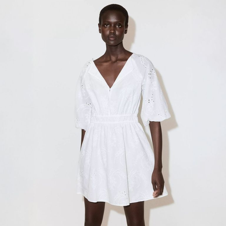 Vestido Corto Bordado Mujer