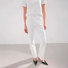 MANGO - Jeans Matilda Rectos Tiro Alto Mujer
