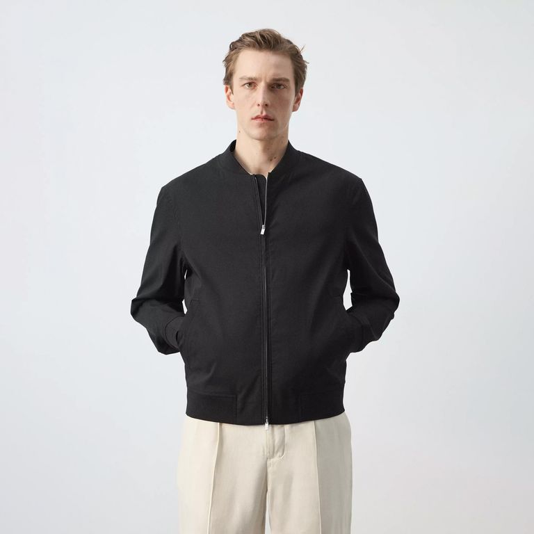 Bomber Lyocell Recta Hombre
