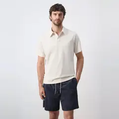 MANGO MAN - Polera Polo 100% Algodón Pique Hombre