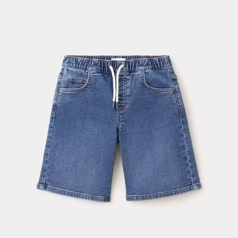 Bermudas Vaqueras Cintura Elástica Niño