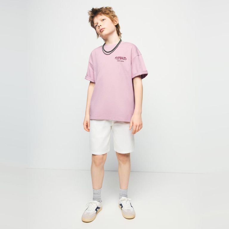 Polera Algodón Estampada Niño
