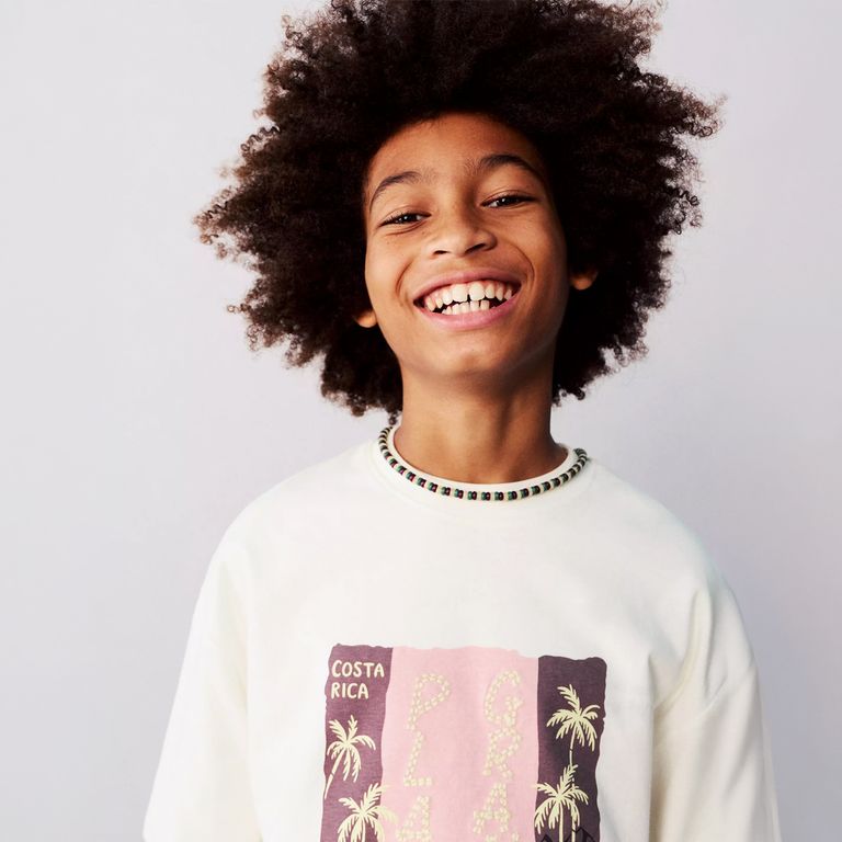 Polera Algodón Estampada Niño