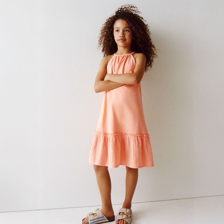 Vestido Algodón Volantes Niña