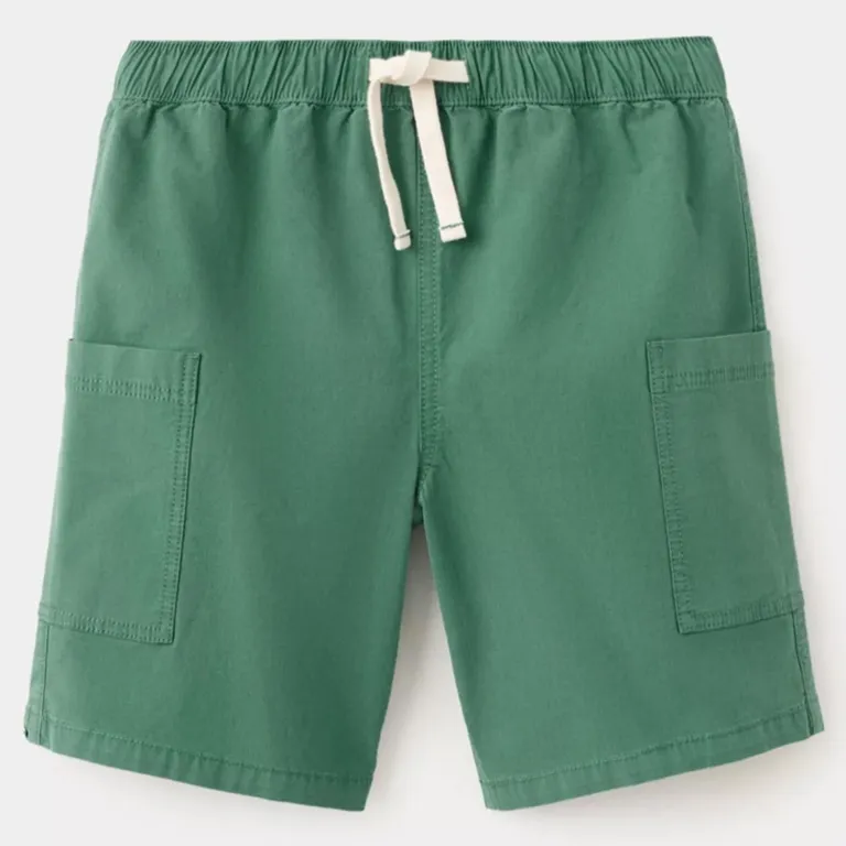 Bermudas Algodón Bolsillos Cargo Niño