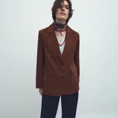 ESEOESE - Blazer Birkin 100% Cuero Mujer