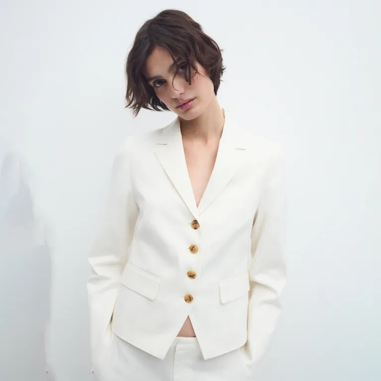 Blazer Lino Mujer