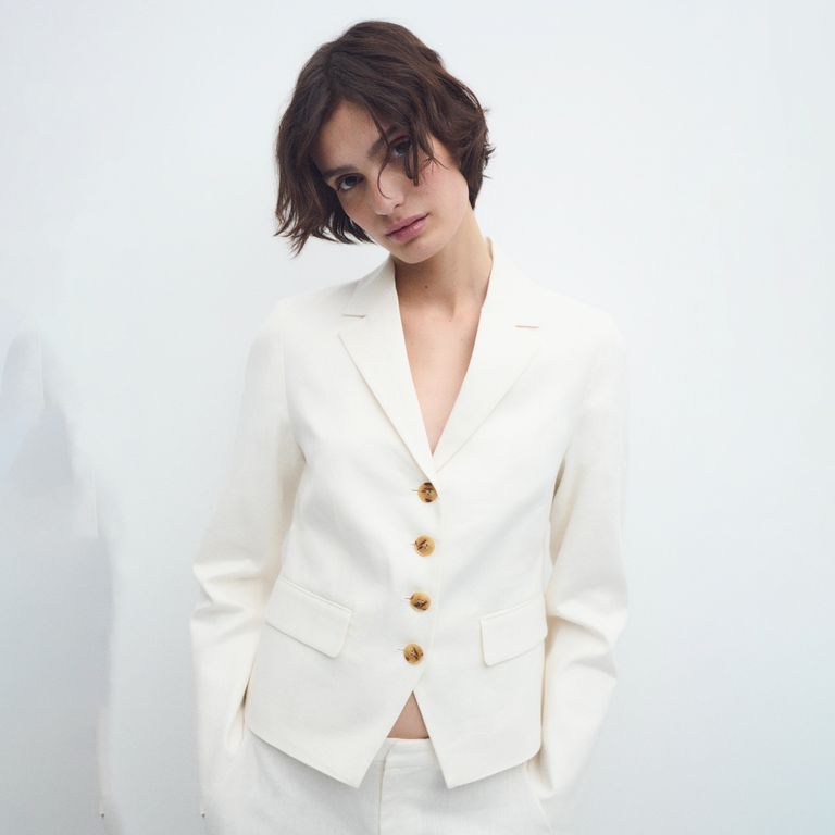 Blazer Lino Mujer