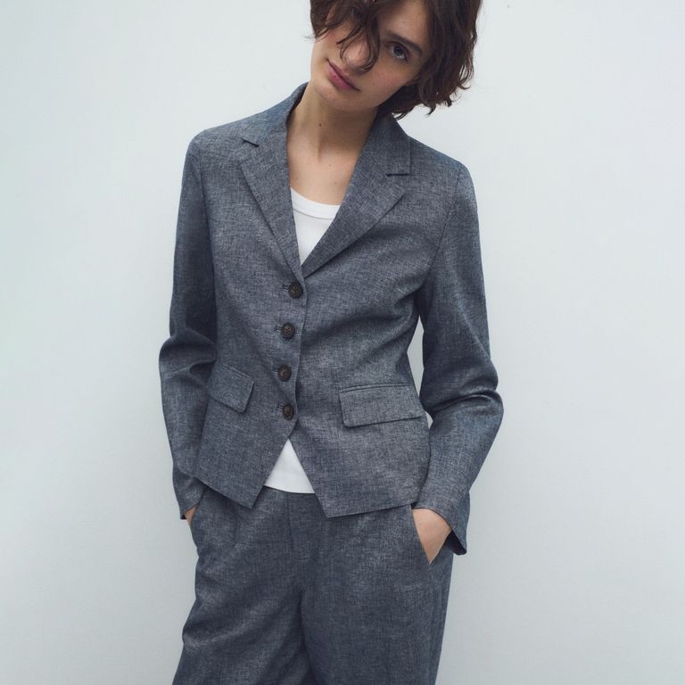 Blazer Lino Mujer