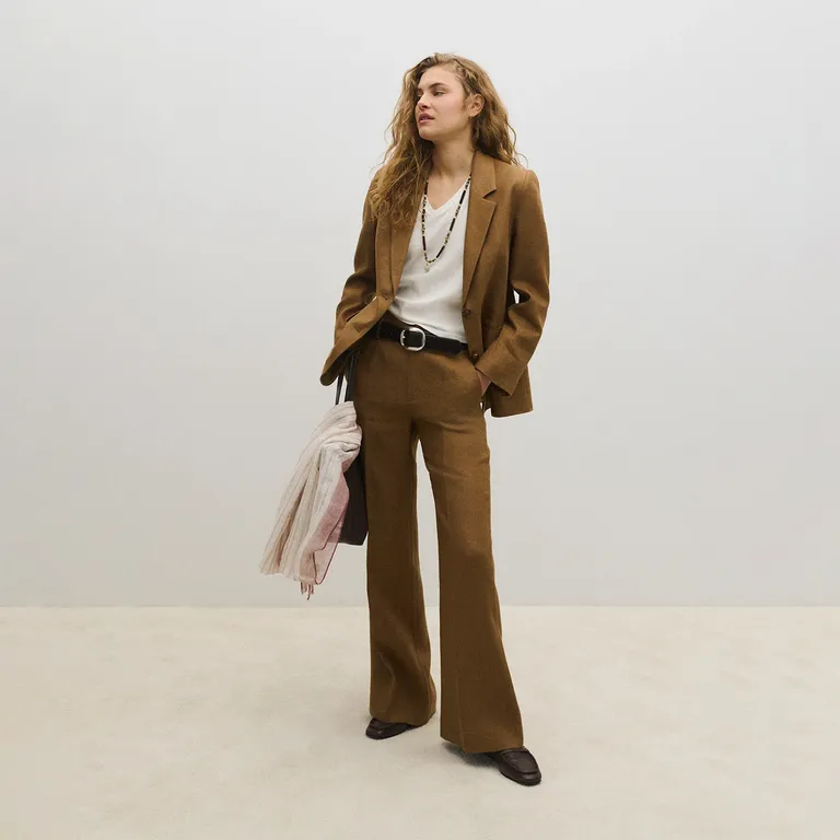 Blazer 100% Lino Mujer