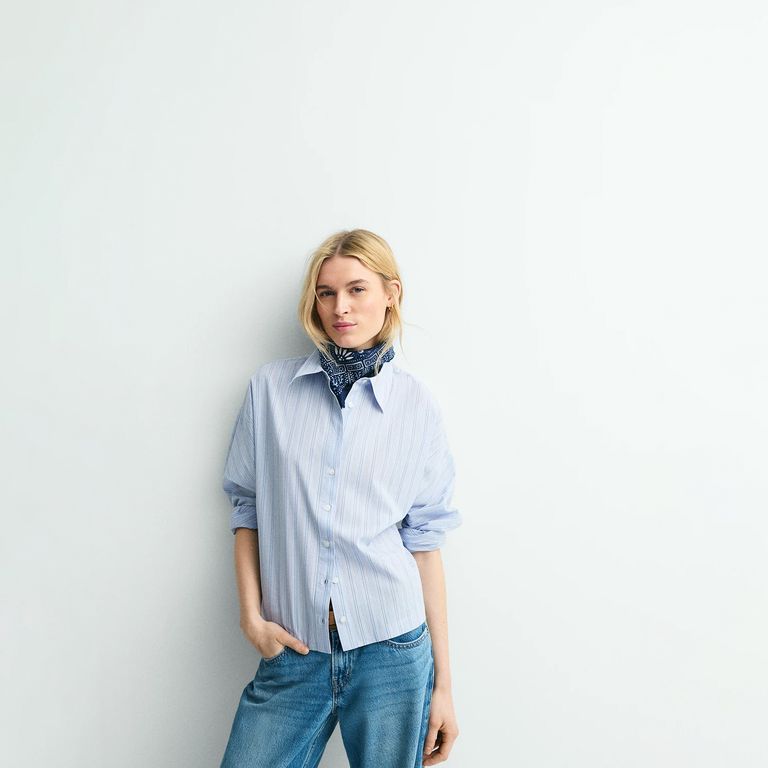 Blusa Rayas 100% Algodón Mujer