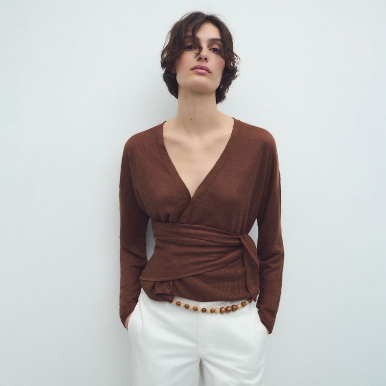 Chaleco 100% Lino Mujer