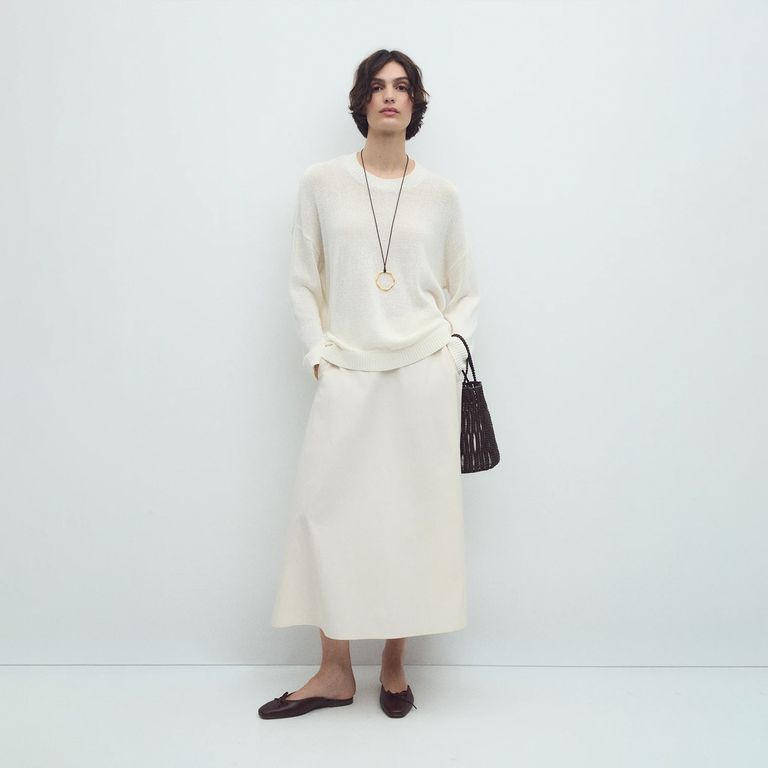 Falda Algodón Mujer